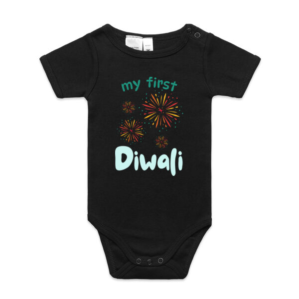 My first diwali onesie - organic cotton Thumbnail